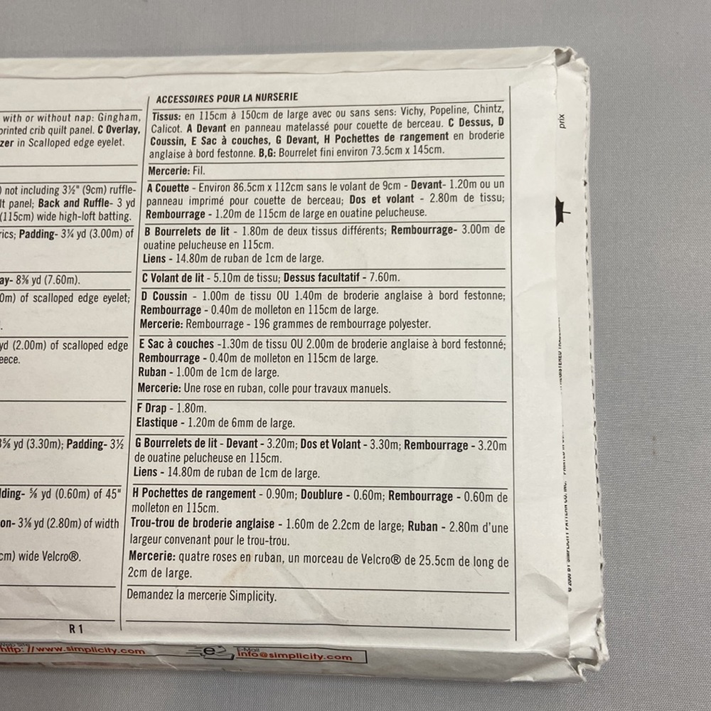 9140 Simplicity Pattern - Picture 5 of 5